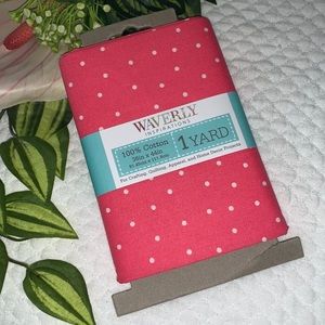 ⚠️FINAL SALE ⚠️ Waverly Inspirations polka Dot Cotton Fabric Yard